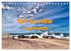Sri Lanka – Highlights (Tischkalender 2024 DIN A5 quer), CALVENDO Monatskalender von Langenkamp,  Wolfgang-A.
