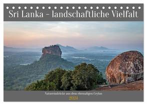 Sri Lanka – landschaftliche Vielfalt (Tischkalender 2024 DIN A5 quer), CALVENDO Monatskalender von Brehm,  Frank