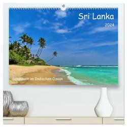 Sri Lanka, Schönheit im Indischen Ozean (hochwertiger Premium Wandkalender 2024 DIN A2 quer), Kunstdruck in Hochglanz von Böck,  Herbert