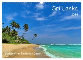 Sri Lanka, Schönheit im Indischen Ozean (Wandkalender 2024 DIN A3 quer), CALVENDO Monatskalender von Böck,  Herbert