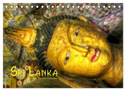 Sri Lanka – Tempel, Tee und Elefanten (Tischkalender 2024 DIN A5 quer), CALVENDO Monatskalender von Stamm,  Dirk