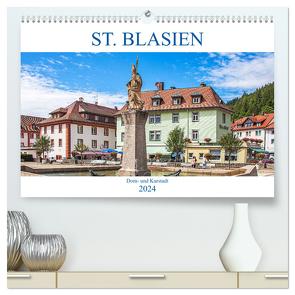 St. Blasien – Dom- und Kurstadt (hochwertiger Premium Wandkalender 2024 DIN A2 quer), Kunstdruck in Hochglanz von Brunner-Klaus,  Liselotte