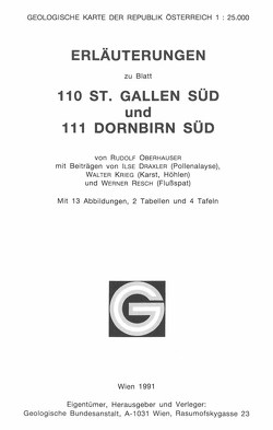 St. Gallen Süd und Dornbirn Süd von Draxler,  Ilse, Krieg,  Walter, Oberhauser,  Rudolf, Resch,  Werner