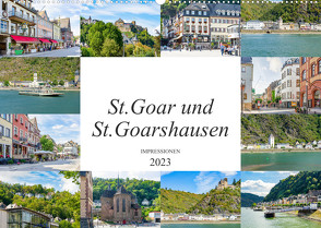 St. Goar und St. Goarshausen Impressionen (Wandkalender 2023 DIN A2 quer) von Meutzner,  Dirk