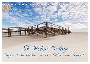St. Peter-Ording (Tischkalender 2024 DIN A5 quer), CALVENDO Monatskalender von Nordbilder,  Nordbilder