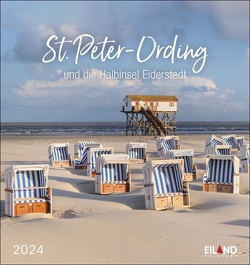 St. Peter-Ording und die Halbinsel Eiderstedt Postkartenkalender 2024