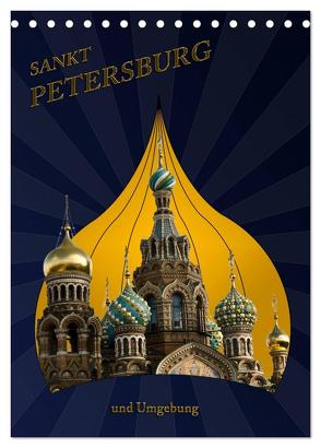 St. Peterburg und Umgebung (Tischkalender 2024 DIN A5 hoch), CALVENDO Monatskalender von Koch,  Hermann