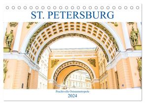 St. Petersburg – Prachtvolle Ostseemetropole (Tischkalender 2024 DIN A5 quer), CALVENDO Monatskalender von pixs:sell,  pixs:sell