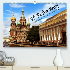 St. Petersburg (Premium, hochwertiger DIN A2 Wandkalender 2023, Kunstdruck in Hochglanz) von le Plat,  Patrick