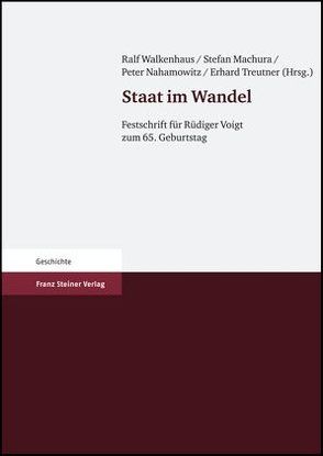 Staat im Wandel von Machura,  Stefan, Nahamowitz,  Peter, Treutner,  Erhard, Walkenhaus,  Ralf