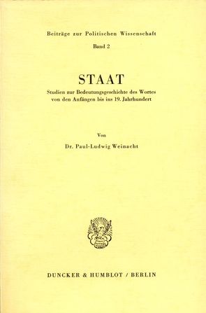 Staat. von Weinacht,  Paul-Ludwig