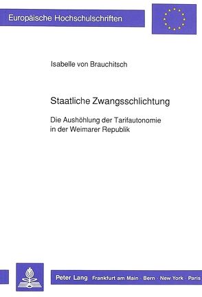 Staatliche Zwangsschlichtung von Brauchitsch,  Isabelle von