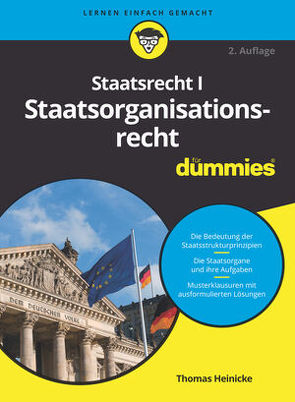 Staatsrecht I Staatsorganisationsrecht für Dummies von Heinicke,  Thomas