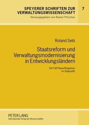 Staatsreform und Verwaltungsmodernisierung in Entwicklungsländern von Seib,  Roland