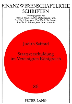 Staatsverschuldung im Vereinigten Königreich von Safford,  Judith