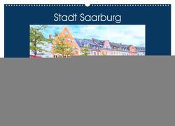Stadt Saarburg – Rundgang in Aquarell Illustrationen (Wandkalender 2024 DIN A2 quer), CALVENDO Monatskalender von Frost,  Anja