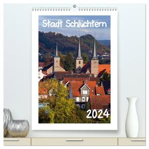 Stadt Schlüchtern (hochwertiger Premium Wandkalender 2024 DIN A2 hoch), Kunstdruck in Hochglanz von Ehmke,  E.
