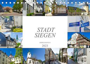 Stadt Siegen Impressionen (Tischkalender 2023 DIN A5 quer) von Meutzner,  Dirk