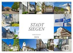 Stadt Siegen Impressionen (Wandkalender 2024 DIN A2 quer), CALVENDO Monatskalender von Meutzner,  Dirk