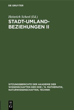 Stadt-Umland-Beziehungen II