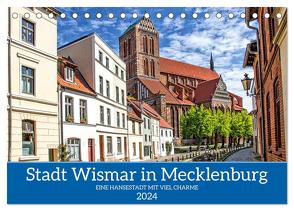 Stadt Wismar in Mecklenburg – Eine Hansestadt mit viel Charme (Tischkalender 2024 DIN A5 quer), CALVENDO Monatskalender von Felix,  Holger