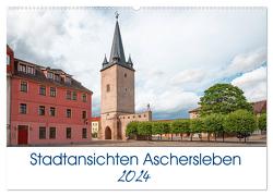 Stadtansichten Aschersleben (Wandkalender 2024 DIN A2 quer), CALVENDO Monatskalender von Gierok / Magic Artist Design,  Steffen