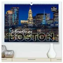 Stadtansichten aus Boston (hochwertiger Premium Wandkalender 2024 DIN A2 quer), Kunstdruck in Hochglanz von Viola,  Melanie
