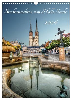 Stadtansichten von Halle Saale 2024 (Wandkalender 2024 DIN A3 hoch), CALVENDO Monatskalender von Friebel,  Oliver