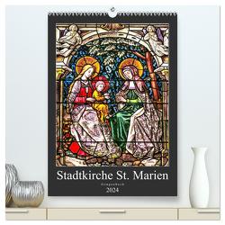Stadtkirche St.Marien Gengenbach (hochwertiger Premium Wandkalender 2024 DIN A2 hoch), Kunstdruck in Hochglanz von Schmidt,  Bodo