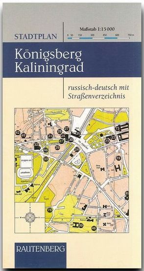 Stadtplan – KÖNIGSBERG – KALININGRAD