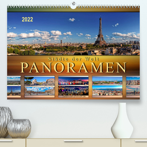 Städte der Welt, Panoramen (Premium, hochwertiger DIN A2 Wandkalender 2022, Kunstdruck in Hochglanz) von Roder,  Peter