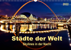 Städte der Welt – Skylines in der Nacht (Wandkalender 2022 DIN A3 quer) von Roder,  Peter