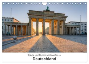 Städte und Sehenswürdigkeiten in Deutschland (Wandkalender 2024 DIN A4 quer), CALVENDO Monatskalender von Valjak,  Michael