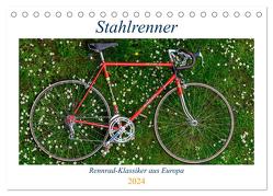 Stahlrenner – Rennrad-Klassiker aus Europa (Tischkalender 2024 DIN A5 quer), CALVENDO Monatskalender von Simlinger,  Wolfgang