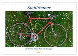 Stahlrenner – Rennrad-Klassiker aus Europa (Wandkalender 2024 DIN A3 quer), CALVENDO Monatskalender von Simlinger,  Wolfgang