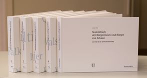 Stammbuch der Bürgerinnen und Bürger von Schaan von Biedermann,  Klaus, Falk,  Hansjakob, Marxer,  Veronika, Pepic-Hilbe,  Eva, Stiftung Familienforschung und Dorfchronik Schaan