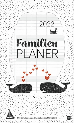 Stamp Art Familienplaner XL Kalender 2022 von Heye