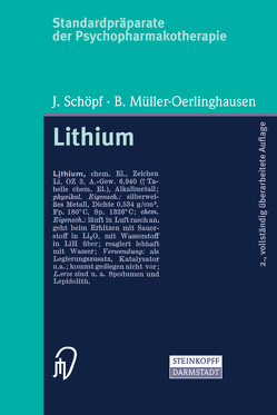 Standardpräparate der Psychopharmakotherapie. Lithium von Müller-Oerlinghausen,  B., Schöpf,  J.