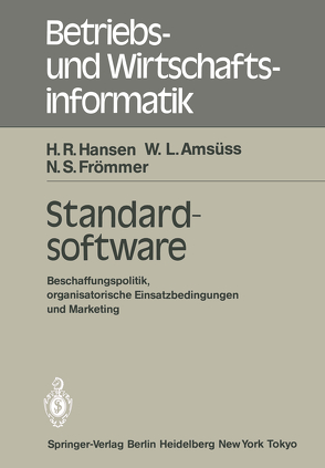 Standardsoftware von Amsüss,  W. L., Frömmer,  N. S., Hansen,  H.R.