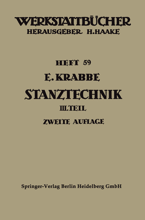 Stanztechnik von Krabbe,  Erich, Malmberg,  Werner