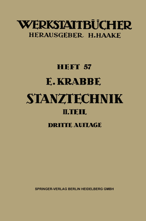 Stanztechnik von Krabbe,  Erich