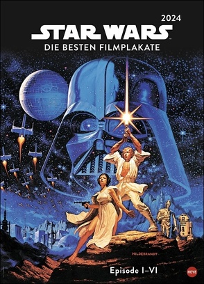 Star Wars Filmplakate Edition Kalender 2024