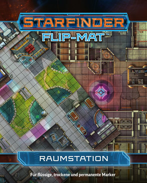 Starfinder Flip-Mat: Raumstation von Bulmahn,  Jason, Mammoliti,  Damien
