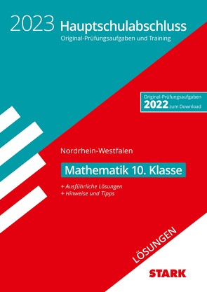 STARK Lösungen zu Original-Prüfungen und Training – Hauptschulabschluss 2023 – Mathematik – NRW