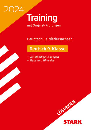 STARK Lösungen zu Original-Prüfungen und Training Hauptschule 2024 – Deutsch 9. Klasse – Niedersachsen