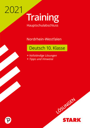 STARK Lösungen zu Training Hauptschulabschluss 2021 – Deutsch – NRW