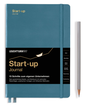 Start-Up Journal (Stone Blue) von Jaudszims,  Tim (Autor), LEUCHTTURM GRUPPE,  GMBH & CO. KG