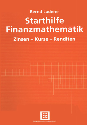 Starthilfe Finanzmathematik von Luderer,  Bernd