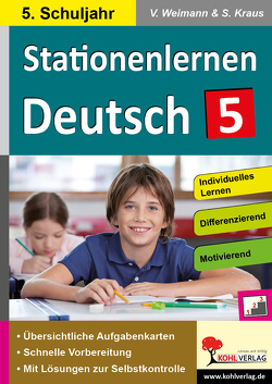 Stationenlernen Deutsch / Klasse 5 von Kraus,  Stefanie, Weimann,  Viktoria