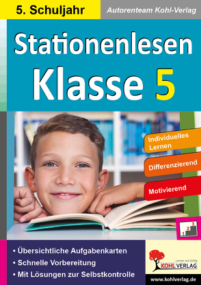 Stationenlesen Klasse 5 von Autorenteam Kohl-Verlag
